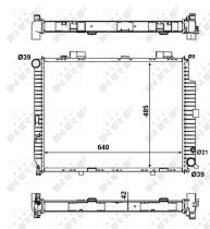 Nrf 56140 - RADIADOR ALU BRAZED MERCEDES E300 9