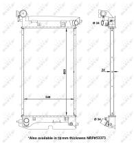 Nrf 56151 - RADIADOR ALU BRAZED TOYOTA COROLLA
