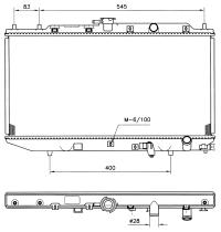 Nrf 566711 - RADIADOR HONDA CIVIC 1.3/1,5I/1,6/C