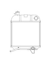 Nrf 57100 - RADIADOR CU PEUGEOT 404 63-