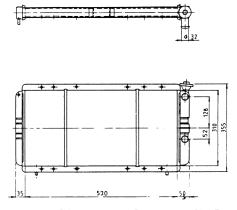 Nrf 57323 - RADIADOR CU RENAULT TRAFIC P1400 80
