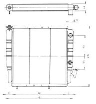 Nrf 57324 - RADIADOR RENAULT R  9 1.1/1,4/R 11