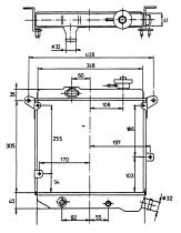 Nrf 57903 - RADIADOR FIAT - SEAT 127  903 BRAVA