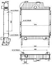 Nrf 58031 - RADIADOR FERGUSON MF6160/MF6170/MF6