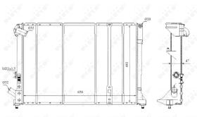  58059 - RADIADOR CU RENAULT ESPACE 96-