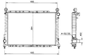 Nrf 58084 - RADIADOR ALFA ROMEO 145 94-