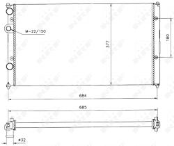  58093 - RADIADOR ALU MECHAN SEAT AROSA 97-