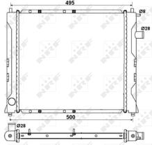 Nrf 58107A - RADIADOR ALU MECHAN MG EXPRESS 03-