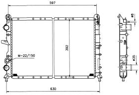 Nrf 58126 - RADIADOR LANCIA DEDRA 2,0TD
