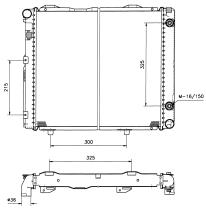 Nrf 58130 - RADIADOR MERCEDES W201 190 2,3 2,3/