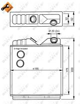 Nrf 58146 - CALENTADOR OPEL VAUXHALL ASTRA 91-