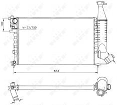  58174 - RADIADOR ALU MECHAN CITROEN BERLING