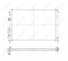  58175 - RADIADOR ALU BRAZED RENAULT MEGANE