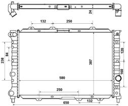 Nrf 58202 - RADIADOR ALU BRAZED ALFA ROMEO 156