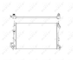 Nrf 58203 - RADIADOR ALU BRAZED OPEL VAUXHALL S