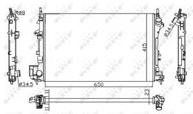 Nrf 58203A - RADIADOR ALU MECHAN OPEL VAUXHALL S