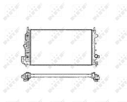  58205 - RADIADOR ALU BRAZED FIAT CROMA 05-