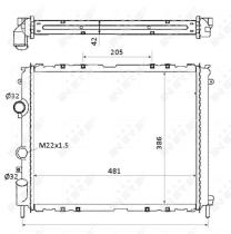 Nrf 58210 - RADIADOR ALU BRAZED RENAULT CLIO 98