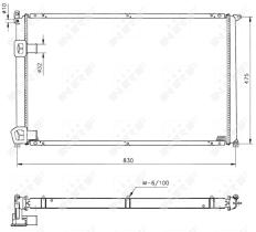 Nrf 58212 - RADIADOR ALU BRAZED RENAULT MASTER