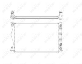 Nrf 58220 - RADIADOR ALU BRAZED AUDI A6 04-