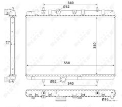  58226 - RADIADOR ALU BRAZED CITROEN C2 03-