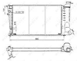  58233 - RADIADOR ALU MECHAN CITROEN XSARA 9