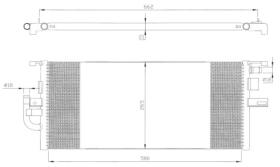 Nrf 58256 - RADIADOR ALU BRAZED MERCEDES CL600