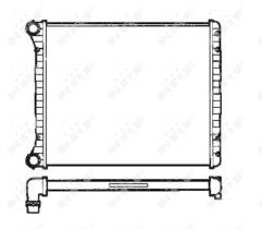 Nrf 58258 - RADIADOR ALU BRAZED AUDI A2 00-