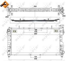  58264 - RADIADOR ALU BRAZED CHRYSLER (USA)