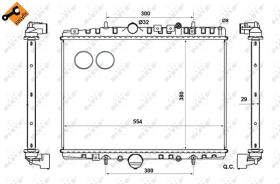 Nrf 58303 - RADIADOR ALU BRAZED CITROEN C5 00-