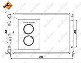 Nrf 58305 - RADIADOR ALU BRAZED ALFA ROMEO 147