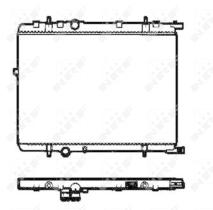 Nrf 58306 - RADIADOR ALU BRAZED PEUGEOT 206 1.4