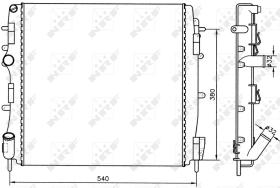 Nrf 58316A - RADIADOR ALU MECHAN RENAULT KANGOO