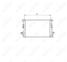 Nrf 58318 - RADIADOR ALU MECHAN RENAULT ESPACE