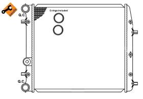 Nrf 58337 - RADIADORES TURISMOS SEAT SEAT CORDO