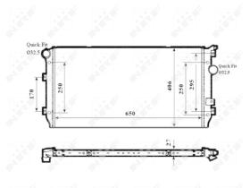 Nrf 58339 - RADIADOR ALU BRAZED SEAT ALHAMBRA 1