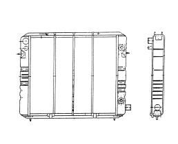 Nrf 583504 - RADIADOR OPEL MONZA 2.5/3,0  E/SENA