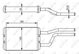 Nrf 58358 - CALENTADOR TOYOTA HIACE 95-