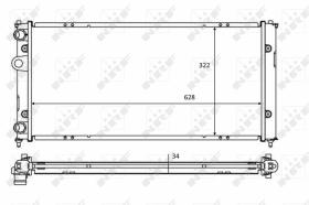  58386 - RADIADOR ALU BRAZED SEAT IBIZA 1.9