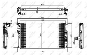  58412 - RADIADOR ALU BRAZED BMW 1 3 SERIES