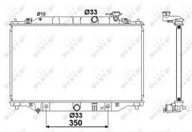 Nrf 58417 - RADIADOR ALU BRAZED MAZDA CX5 2012-