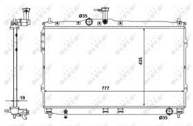 Nrf 58420 - RADIADOR ALU BRAZED HYUNDAI H1/H300