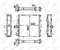  58486 - RADIADOR ALU BRAZED PORSCHE 911 3.8