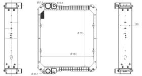 Nrf 58563 - RADIADORES TURISMOS CASE IH CASE/NE