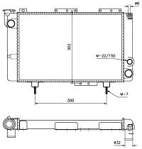 Nrf 58570 - RADIADOR RENAULT R  4 1.1 GTL/F4/F6