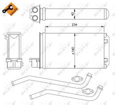 Nrf 58617 - CALENTADOR PEUGEOT 205 83-