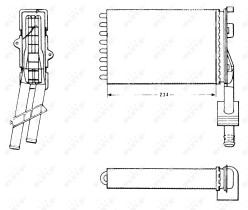 Nrf 58620 - CALENTADOR RENAULT 21 86-