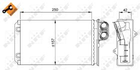 Nrf 58629 - CALENTADOR PEUGEOT 405 87-