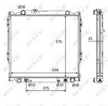  58648 - RADIADOR ALU BRAZED TOYOTA LANDCRUI