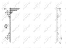  58697 - RADIADOR ALU MECHAN VW DERBY 81-